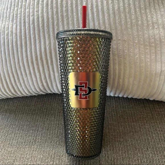 Starbucks | Dining | Starbucks San Diego State University Sdsu Venti Black  Studded Tumbler Cup | Poshmark
